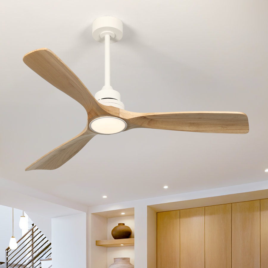 Karlena 52'' Ceiling Fan with LED Lights and Remote Control
